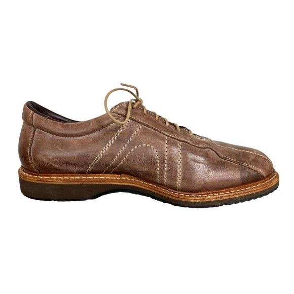 Allen Edmunds Brown Bicycle-toe Voyager Oxford Shoe 10.5 D Casual Walking Shoe main image 15